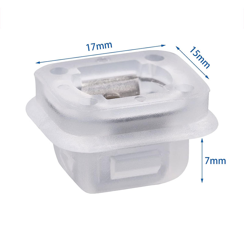 Oeillet de garniture latérale de porte en nylon transparent de voiture pour BMW